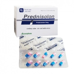 Prednisolon Caps 5mg Vacopharm 10 vỉ x 10 viên - Thuốc kháng viêm
