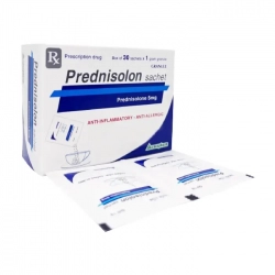Prednisolon Sachet 5mg Vacopharm 30 gói x 1 g – Thuốc kháng viêm