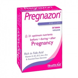 Pregnazon Healthaid 2 vỉ x 15 viên - Viên uống bổ bầu