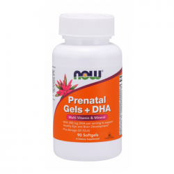 Prenatal Gels + DHA Now 90 viên - Viên uống bổ bầu