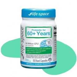 Probiotic for 60+ Years Life Space 60 viên - Lợi khuẩn cho người cao tuổi