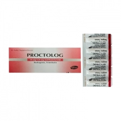 Proctolog 10mg/120mg Pfizer 2 vỉ x 5 viên