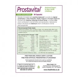 Prostavital Healthaid 2 vỉ x 15 viên - Viên uống hỗ trợ đường tiết niệu