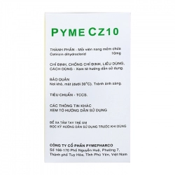 Pyme CZ10 10mg PMP 10 vỉ x 10 viên