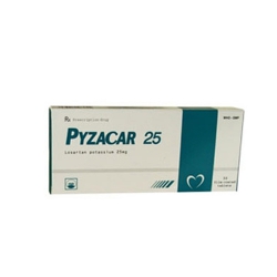 Thuốc huyết áp Pyzacar 25mg ( Losartan kali 25mg )