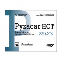 Pyzacar HCT 50/12.5mg PMP 3 vỉ x 10 viên