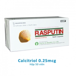 Viên uống RASPUTIN Calcitriol 0,25ug