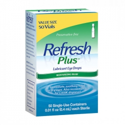 Thuốc nhỏ mắt Refresh Plus, Hộp 30 Tuýt x 0,4ml