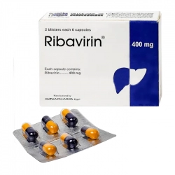Ribavirin 400 Minapharm 2 vỉ x 6 viên - Thuốc kháng virus
