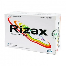 Rizax-5mg Davipharm 4 vỉ x 7 viên - Ðiều trị triệu chứng suy giảm trí nhớ