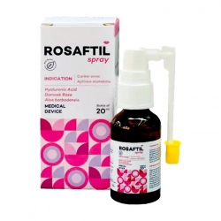 Rosaftil Spray 20ml – Xịt họng khi nhiệt miệng, viêm miệng, lở miệng