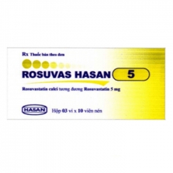 Rosuvas Hasan 5mg, Hộp 30 viên