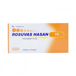 Rosuvas Hasan 10mg, Hộp 28 viên