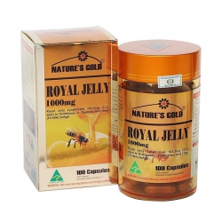 Sữa ong chúa Natures Gold Royal Jelly 1000mg, Hộp 100 viên