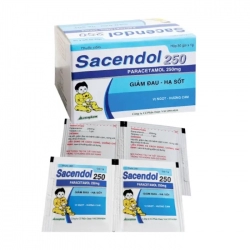 Sacendol 250mg Vacopharm 50 gói x 1g – Thuốc giảm đau hạ sốt trẻ em