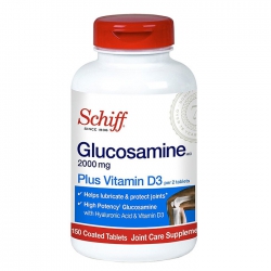 Tpbvsk xương khớp Schiff Glucosamine 2000mg Plus Vitamin D3, Chai 150 viên