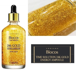 Tinh chất vàng trẻ hóa da Serum Coreana Biocos 24K Gold, Chai 100ml