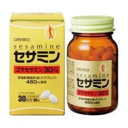 Sesamin Squalene Orihiro 60 viên - Hỗ trợ tim mạch