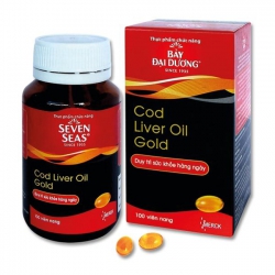 Dầu gan cá tuyết Seven Seas Cod Liver Oil Gold, 100 Viên