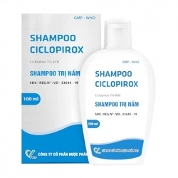 Shampoo Ciclopirox VCP 100ml - Dầu gội trị nấm da đầu