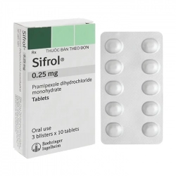Thuốc Sifrol 0.25mg, Hộp 30 viên