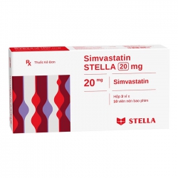 Simvastatin Stella 20mg 3 vỉ x 10 viên