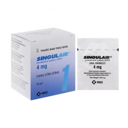 Singulair 4mg MSD 28 gói - Thuốc cốm trị hen suyễn