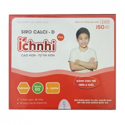 Siro Calci - D Ích Nhi Plus Nam Dược 20 ống x 10ml