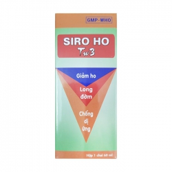 Siro ho TW3 giúp giảm cảm lạnh, cảm cúm, ho khan, do do dị ứng, Chai 30ml