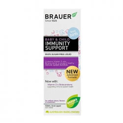 Siro tăng đề kháng Brauer Baby and Child Immunity Support 100ml