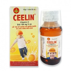 Siro tăng đề kháng Ceelin - Vitamin C 100mg, Chai 30ml