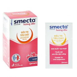 Thuốc trị tiêu chảy cho bé hương dâu Smecta Strawberry 12 gói