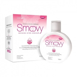 Smoovy Meracine 150ml – Dung dịch vệ sinh dịu nhẹ, kháng khuẩn (hồng)
