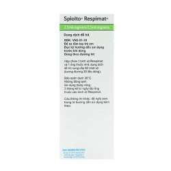 Spiolto Respimat 2.5mcg/2.5mcg Boehringer Ingelheim 30 liều xịt - Dung dịch hít trị tắc nghẽn phổi mãn tính