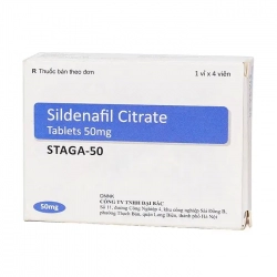 Staga-50 Stallion 1 vỉ 4 viên – Điều trị rối loạn cương dương