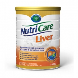 Sữa bột Nutricare Liver dinh dưỡng y học chuyên biệt cải thiện chức năng gan, 900g