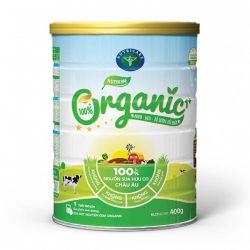 Sữa bột hữu cơ 100% Nutricare Organic Ngon Sạch Bổ Dưỡng, 400g