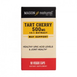 Tart Cherry 500mg Mason Natural 90 viên - Hỗ trợ giảm acid uric trong máu