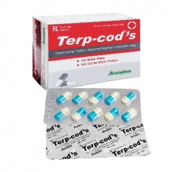Terp-cods caps Vacopharm 10 vỉ x 10 viên - Thuốc trị ho