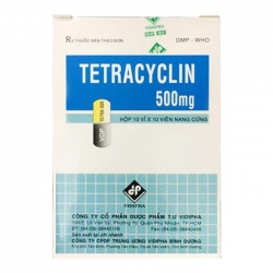 Tetracyclin 500mg Vidipha 10 vỉ x 10 viên