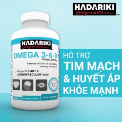 Thực phẩm bảo vệ sức khỏe cao cấp Hadariki Omega 369 New