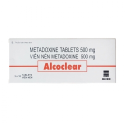 Thuốc Micro Alcoclear 500mg Metadoxine 500mg, Hộp 30 viên