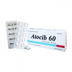 Thuốc Atocib 60mg DHG, Hộp 30 viên