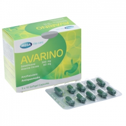 Thuốc Avarino, Hộp 50 viên