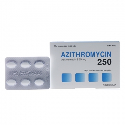 Thuốc Azithromycin 250mg DHG, Hộp 60 viên