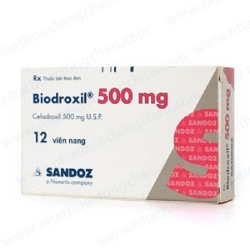 Thuốc Sandoz Biodroxil 500mg, Hộp 12 gói