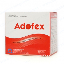 Thuốc bổ Adofex 60mg SPM, Hộp 100 viên