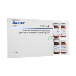 Thuốc bổ vitamin và khoáng chất Baxter Cernevit 10 lọ
