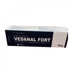 Thuốc bôi ngoài da Vedanal fort | Hộp 1 tuýp 10g