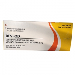 Thuốc chống dị ứng DES OD Desloratidin 5mg